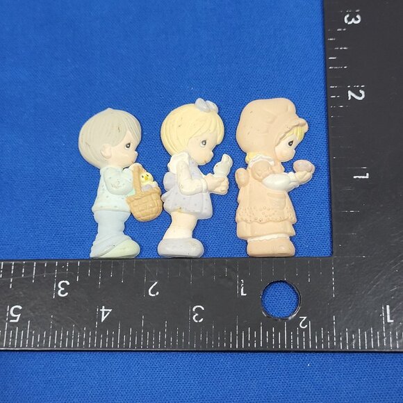 Precious Moments 1990 Enesco Lot Of 3 Child Magnets By Samuel J. Butcher Collect - Picture 7 of 7